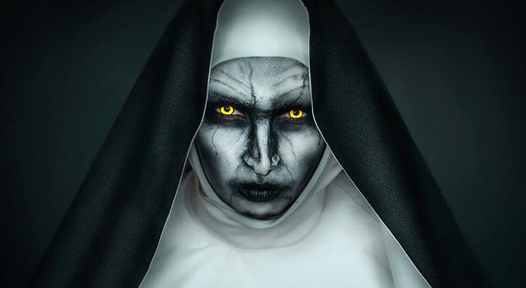 Образ демона из "Проклятья монахини"