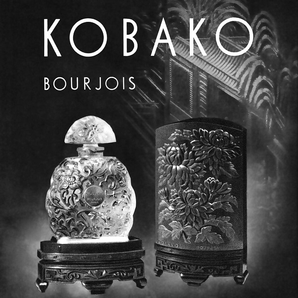 Рекламный плакат парфюма Kobako Bourjois 