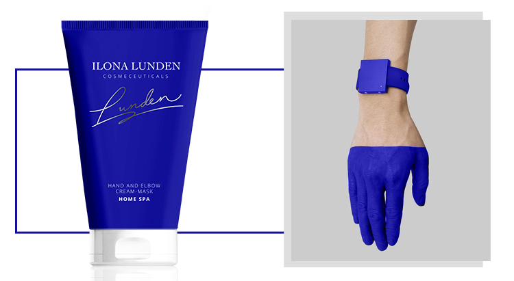 Низкомолекулярная крем-маска для рук и локтей, Ilona Lunden