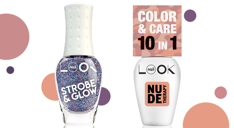 Strobe&Glow и Nude Therapy, nailLOOK