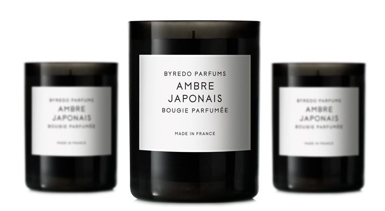 Ambre Japonais Fragranced Candle Ароматическая свеча Ambre Japonais Fragranced, Byredo