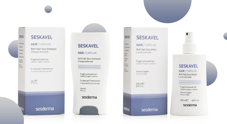 Seskavel Anti-hair Loss Shampoo и Anti-hair Loss Lotion, Sesderma