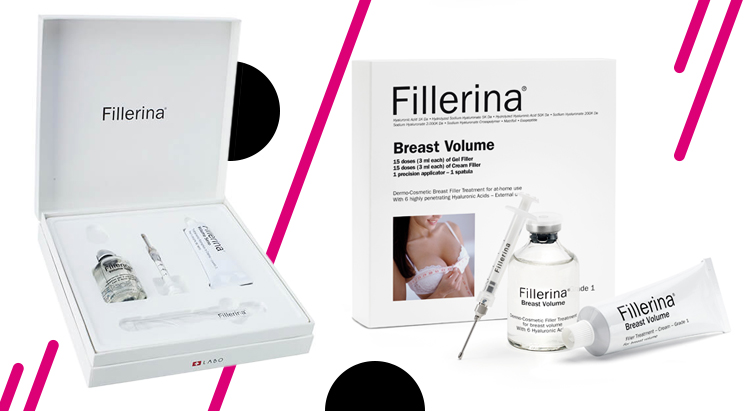Набор препаратов для зоны декольте Breast Volume, Fillerina