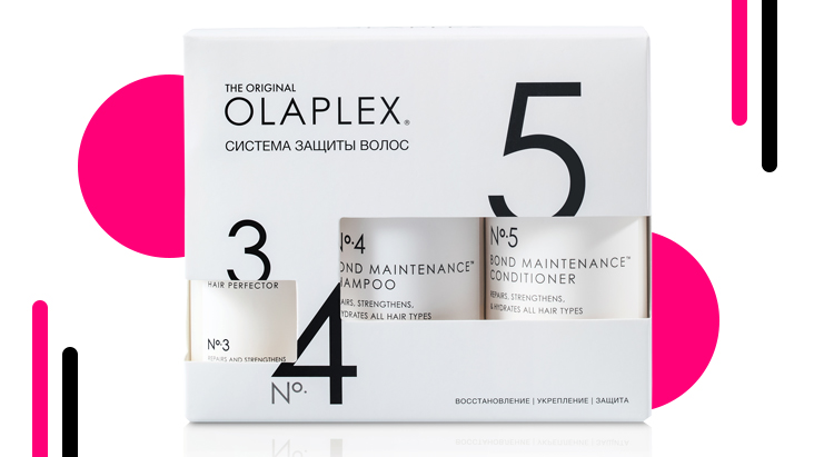 Набор Olaplex "Система защиты волос" No.3-4-5