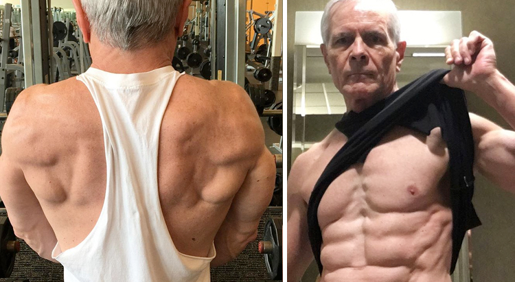 Возраст - не помеха! 68-летний пенсионер стал фитнес-блогером