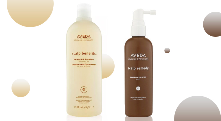 Scalp Benefits Balancing Shampoo и спрей Scalp Remedy Dandruff Solution, Aveda