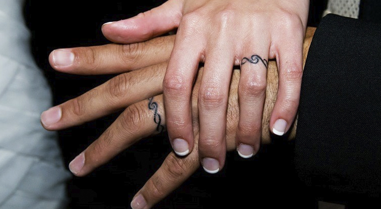 Свадебный тренд: тату вместо обручального кольца