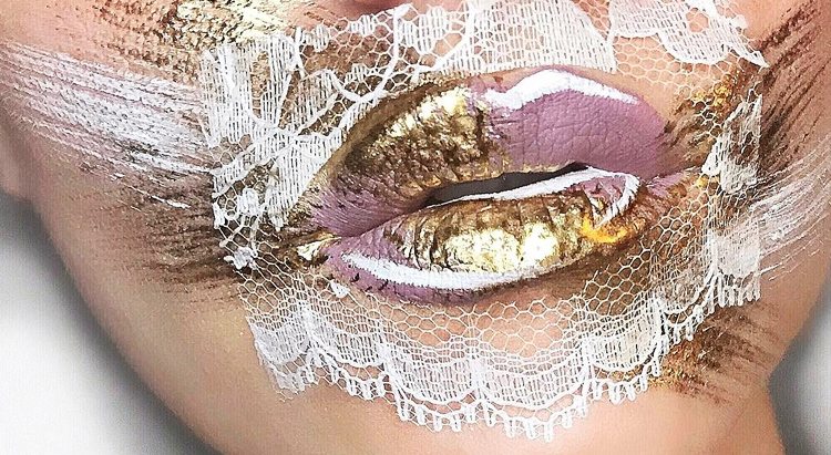 Высокое искусство: арт-макияж губ от визажиста Джоанны Адамс