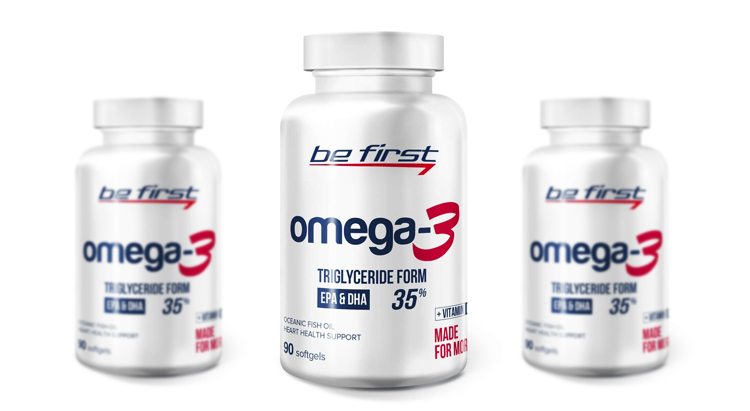 Omega-3 + витамин Е Be first