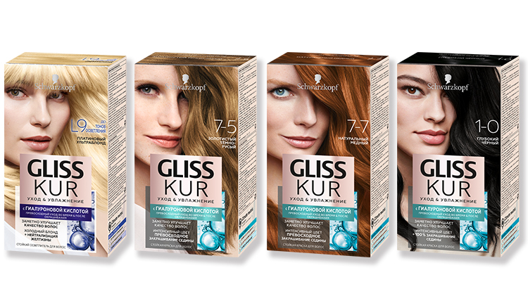 Инновация от Gliss Kur: серия ухаживающих красок с гиалуроновой кислотой для заботы о волосах во время и после окрашивания