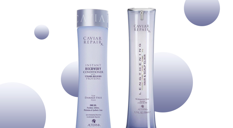Caviar Repair Rx Instant Recovery Conditioner и Lengthening Hair and Scalp Elixir, Alterna