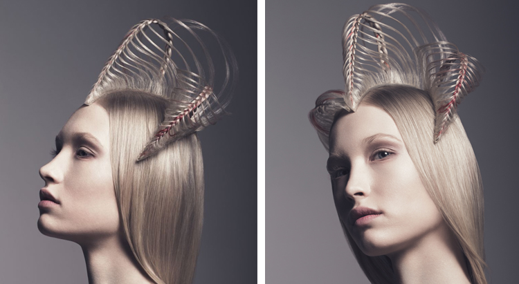 Скульптуры из волос в фотоколлекции Вероники Косинска