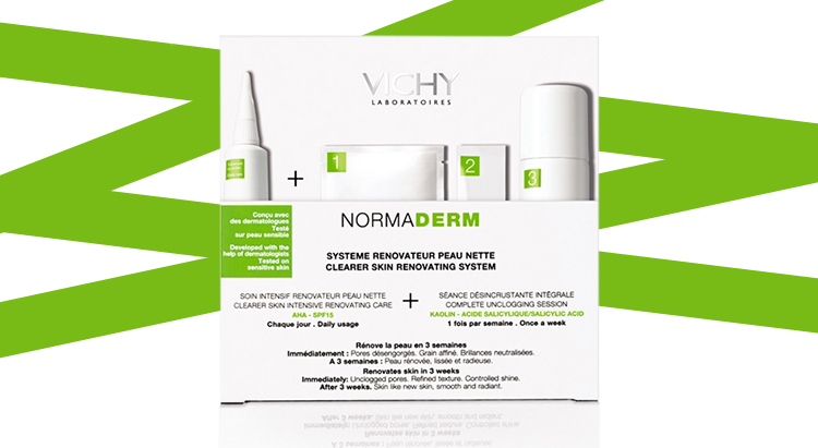 Система обновления для проблемной кожи Normaderm, Vichy