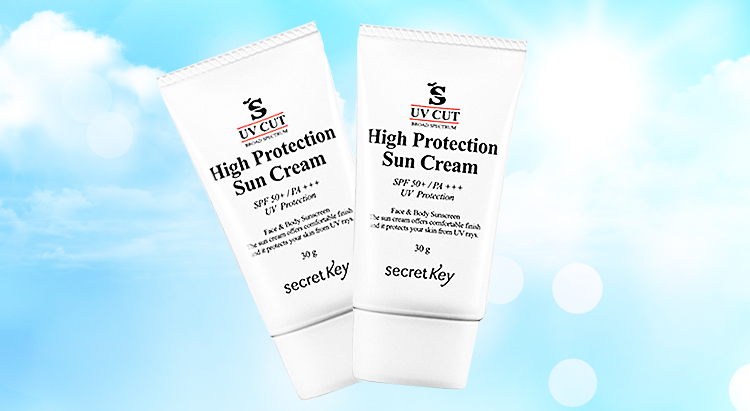 Солнцезащитный крем UV Cut High Protection cream SPF50, Secret Key