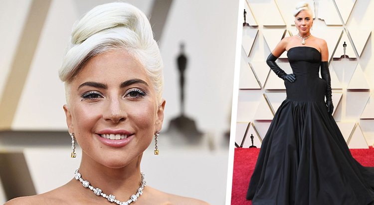 Леди Гага в Alexander Mcqueen, Оскар 2019