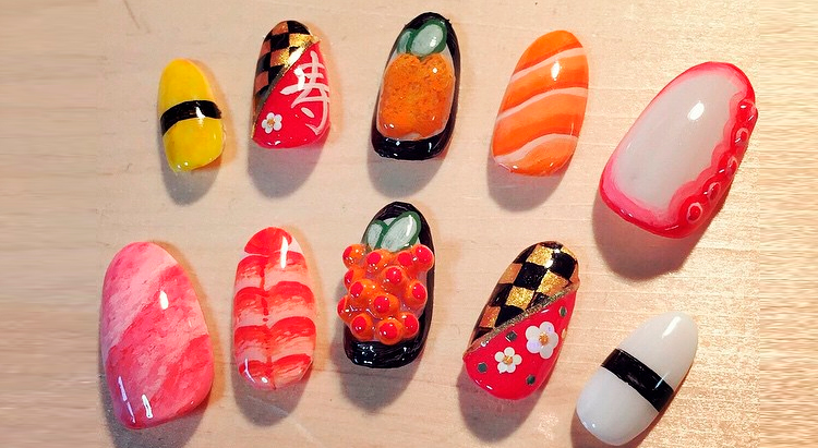 Пальчики оближешь: суши-маникюр набирает популярность