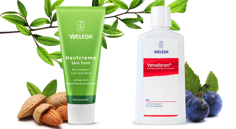 Hautcreme Skin Food и Venadoron, Weleda