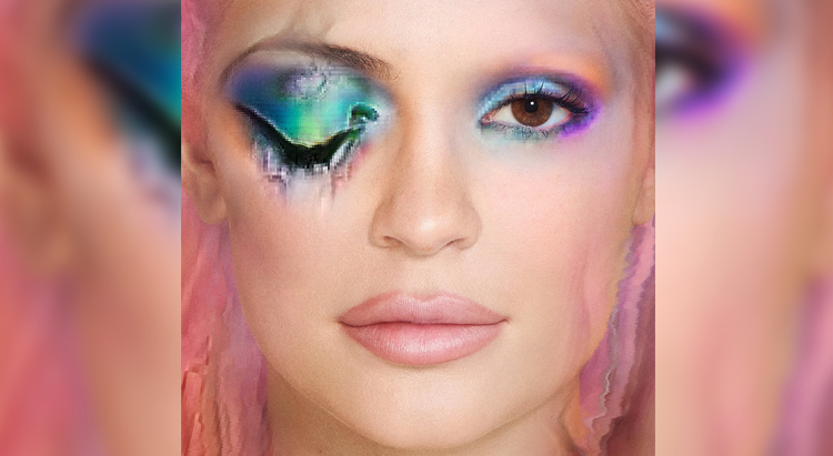 Искусственный интеллект сделал макияж Кайли Дженнер для обложки Dazed Beauty