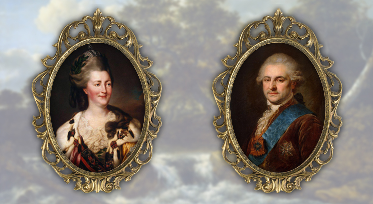 Граф Григорий Орлов и императрица Екатерина II