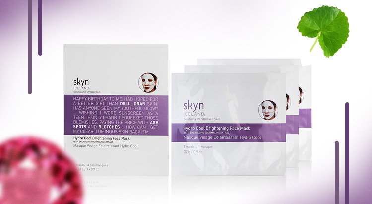 Hydro Cool Brightening Face Mask, Skyn ICELAND