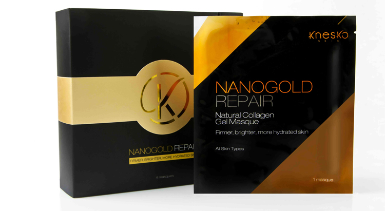 Nano Gold Repair Collagen Face Masks, Kneko Skin