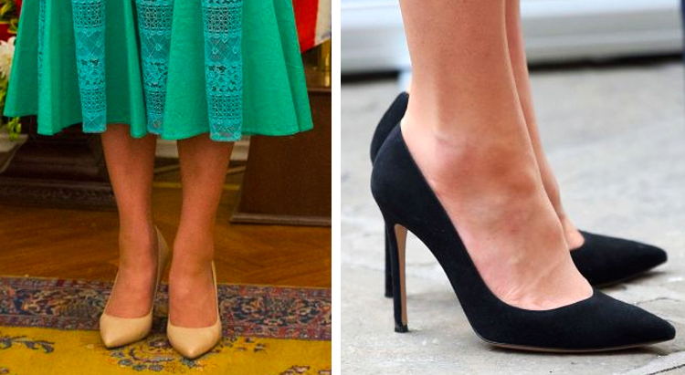 Туфелька для герцогини: Кейт Миддлтон приклеивает обувь к ногам