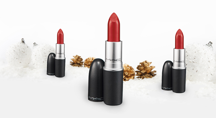 MAC Matte lipstick, оттенок Relentlessly Red