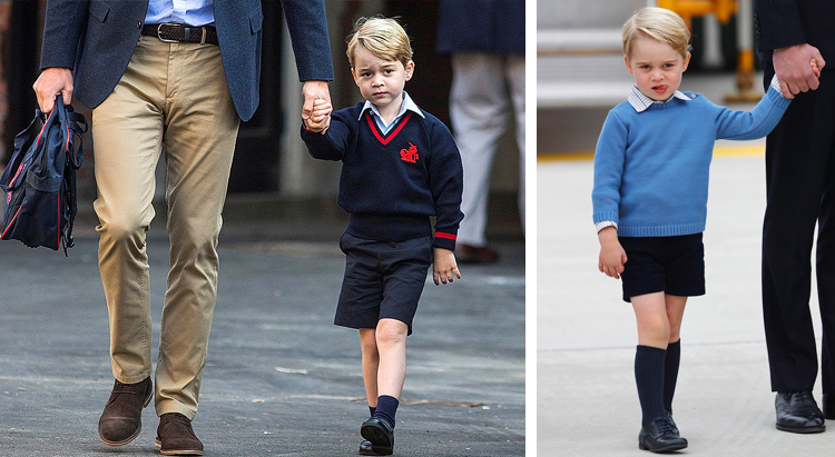 Принц Джордж всегда должен носить шорты на публике