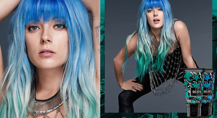 Девушка-хамелеон стала лицом рекламы нового тонирующего крема для волос