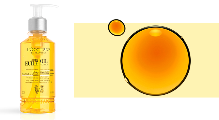 Очищающее масло для лица с календулой и иммортелем, L’Occitane