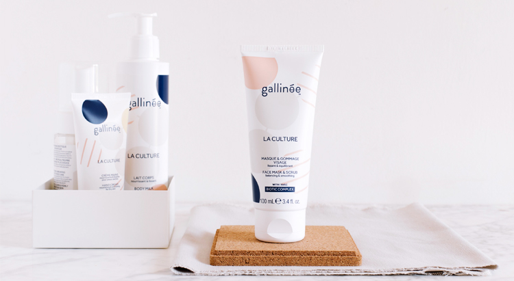 Компания Gallinée создает бактериальный уход