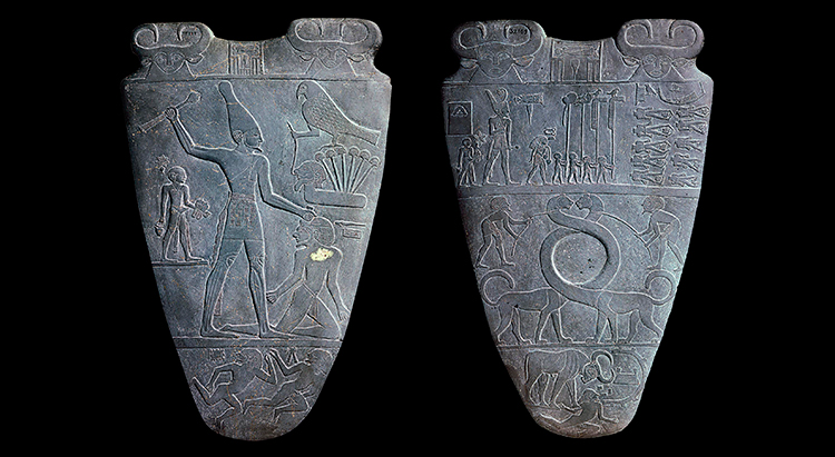 Палетка Нармера. Около 3200-3000 гг. до н. э.