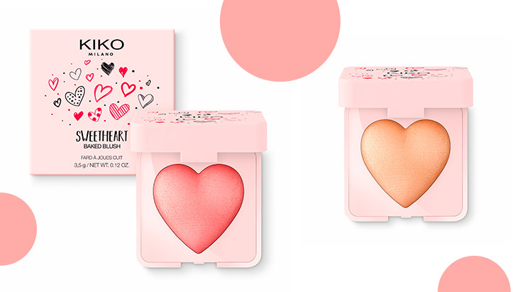 Запеченные румяна и запеченный хайлайтер Sweetheart KIKO MILANO