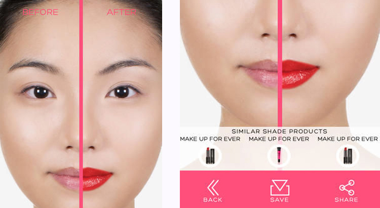 Мобильное приложение Lipstick Design Studio