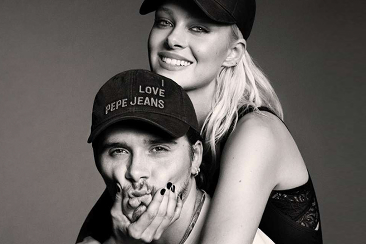 Бруклин Бекхэм и Никола Пельтц снялись в рекламной кампании Pepe Jeans