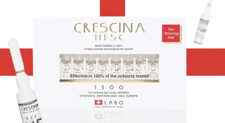 Система против облысения Crescina for Woman, Labo Cosprophar Suisse