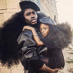 Пышное афро отца и дочери взорвало Instagram