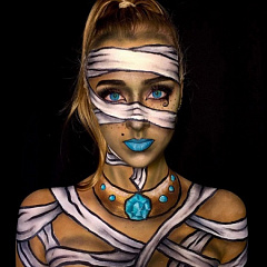 Симфония ужаса: 16-летняя австралийка создает чудовищный макияж