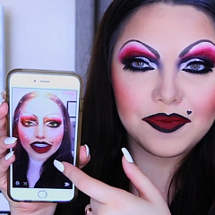 Вместо фильтра: блогер Mayra Touch of Glam копирует маски из Snapchat 