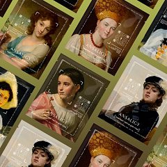 Лицом к лицу к художественным шедеврам: коллекция патчей ANSALIGY «Русские портреты»